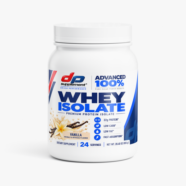 DP Advanced 100% Whey Protein Isolate, vanilla, 24-serving tub