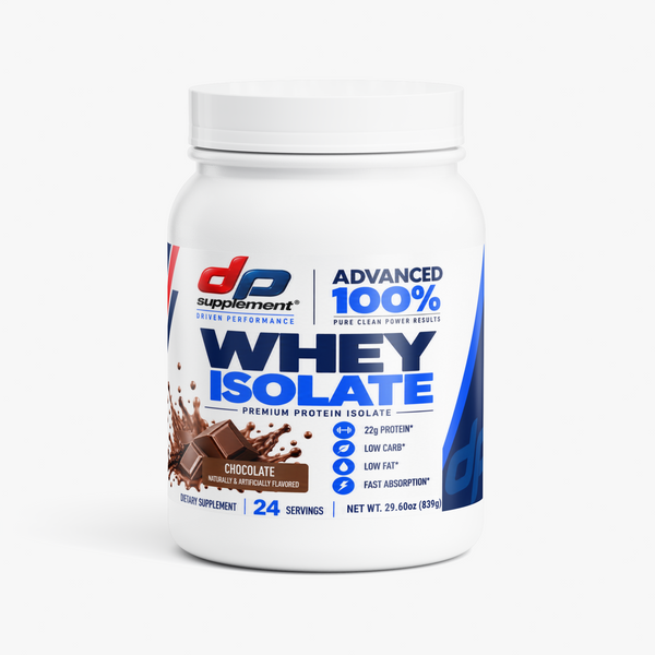 DP Advanced 100% Whey Protein Isolate, chocolate, 24-serving tub