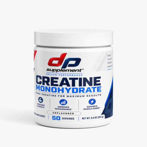 DP Creatine Monohydrate, unflavored, 50-serving tub