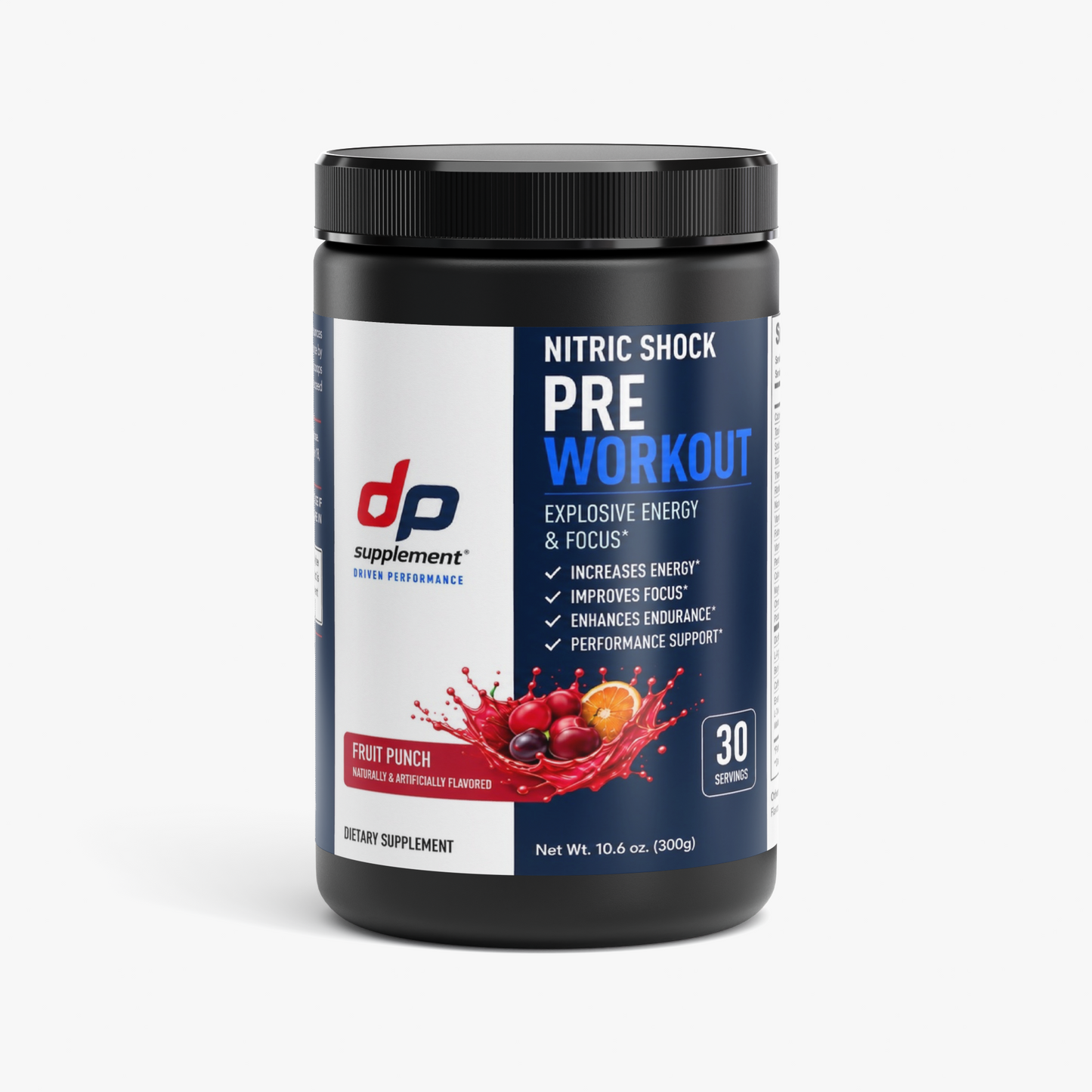 Nitric Shock Pre-Workout Powder (Fruit Punch)