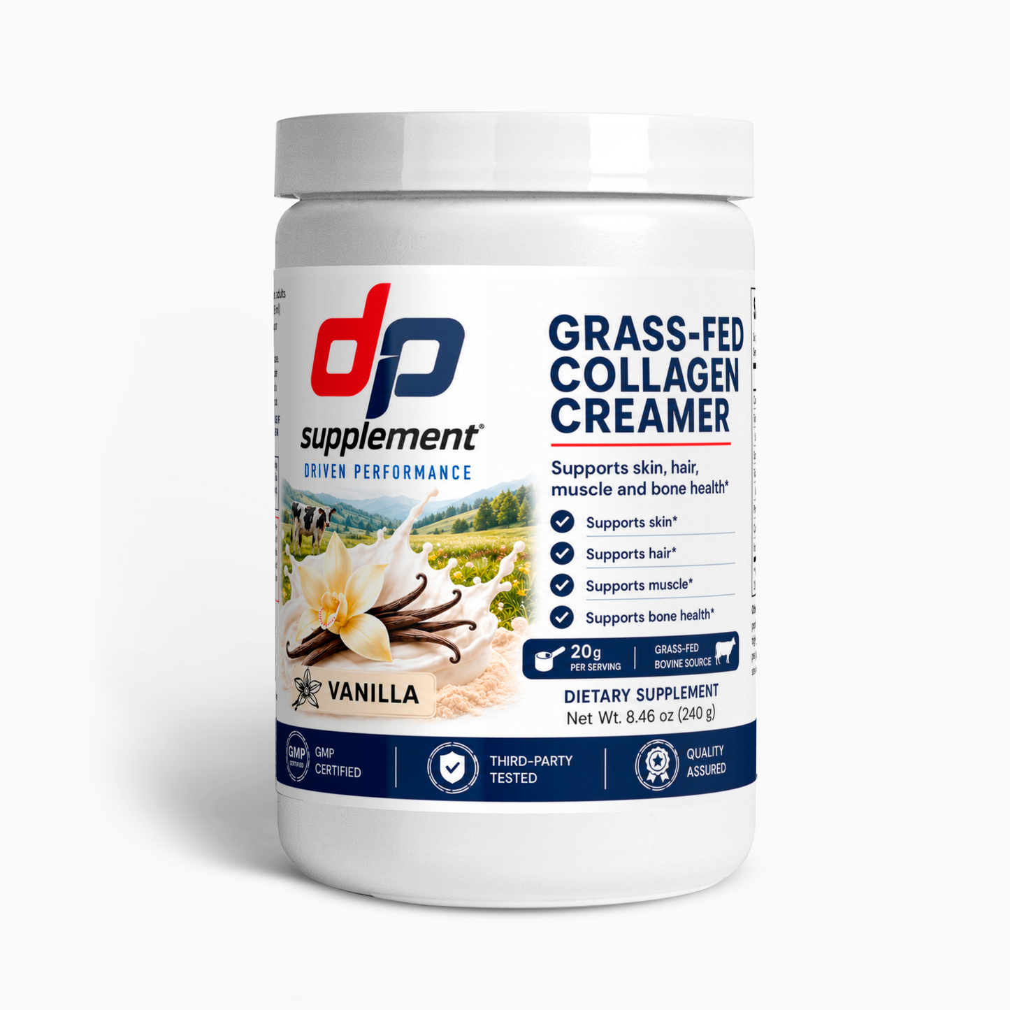 Grass-Fed Collagen Creamer (Vanilla)