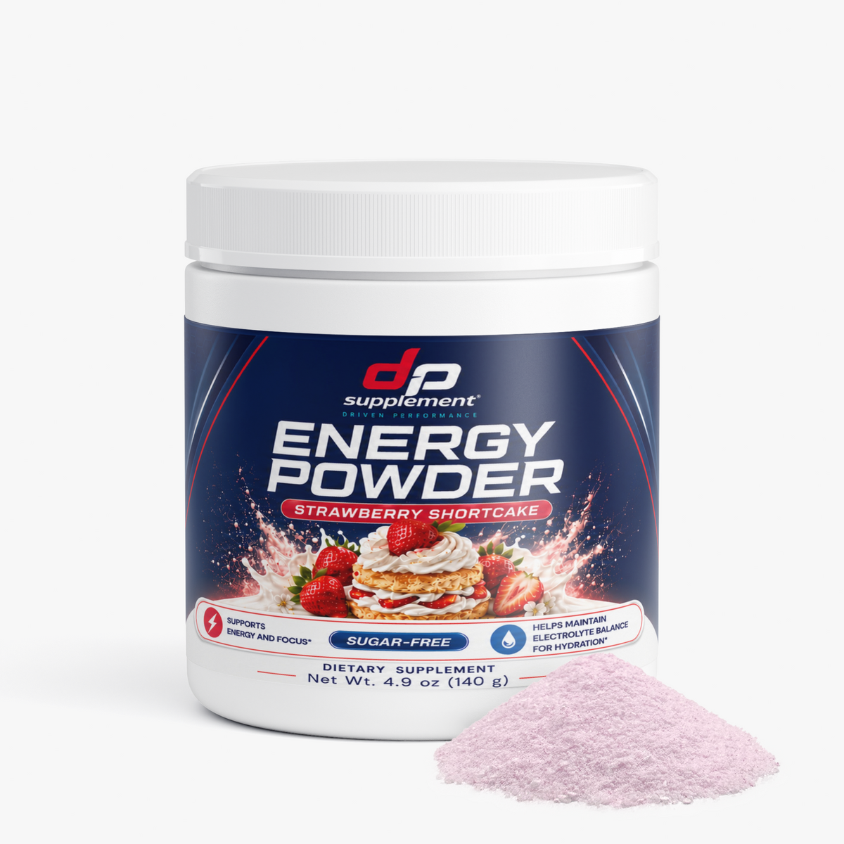 Energy Powder (Strawberry Shortcake)