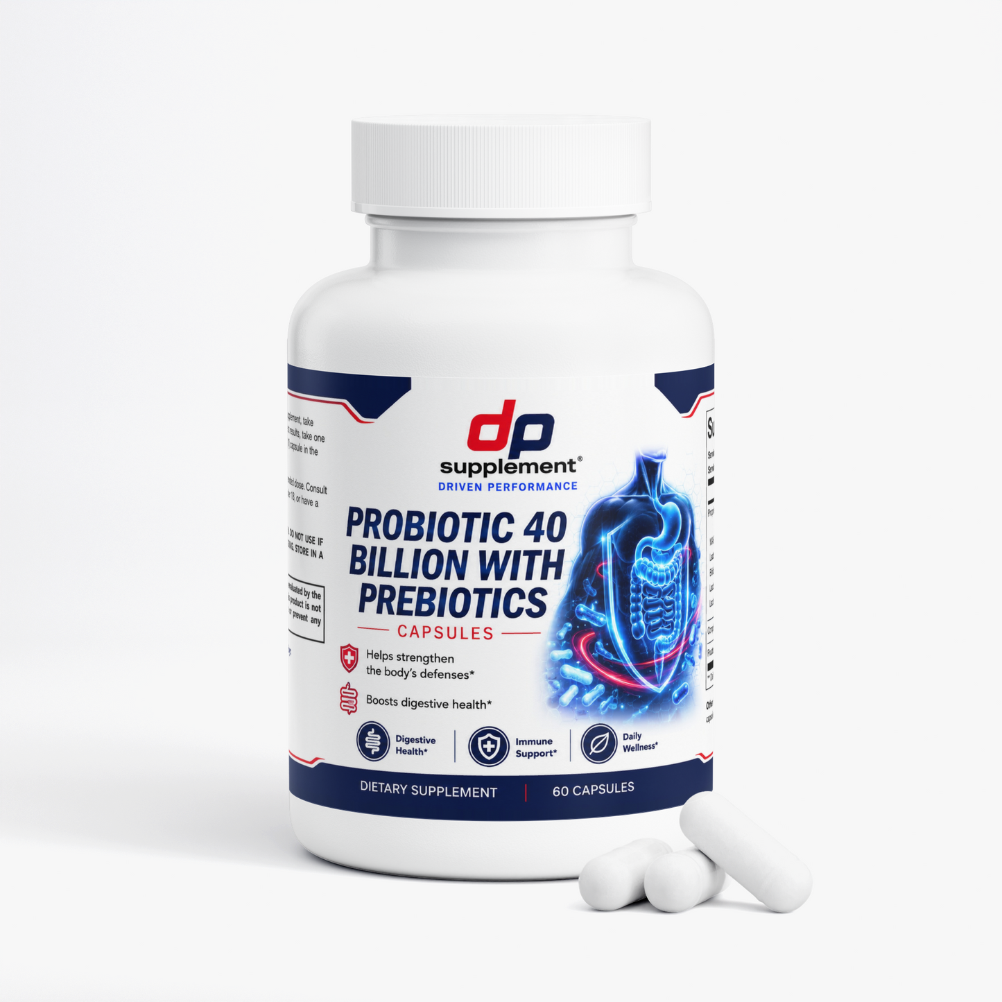 Probiotic 40 Billion with Prebiotics