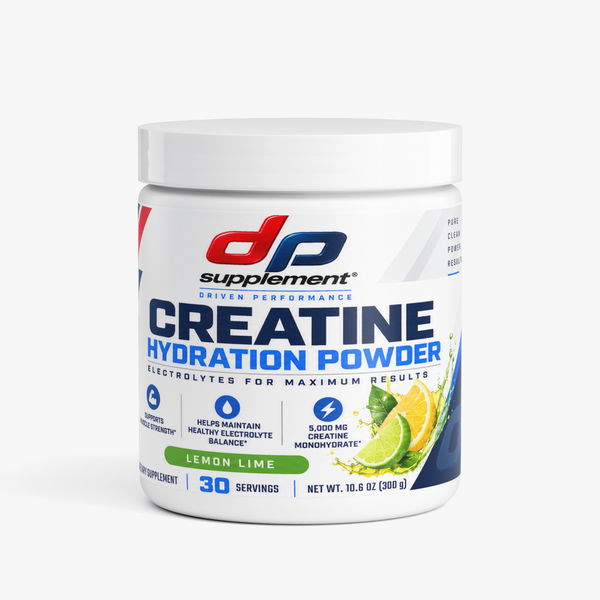 DP Creatine Hydration Powder, lemon, 30-serving tub