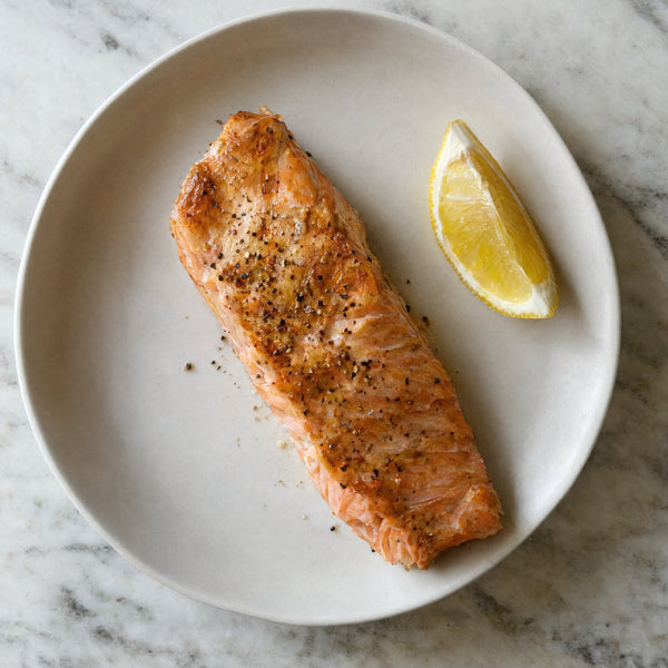 Salmon, cooked, 3 oz